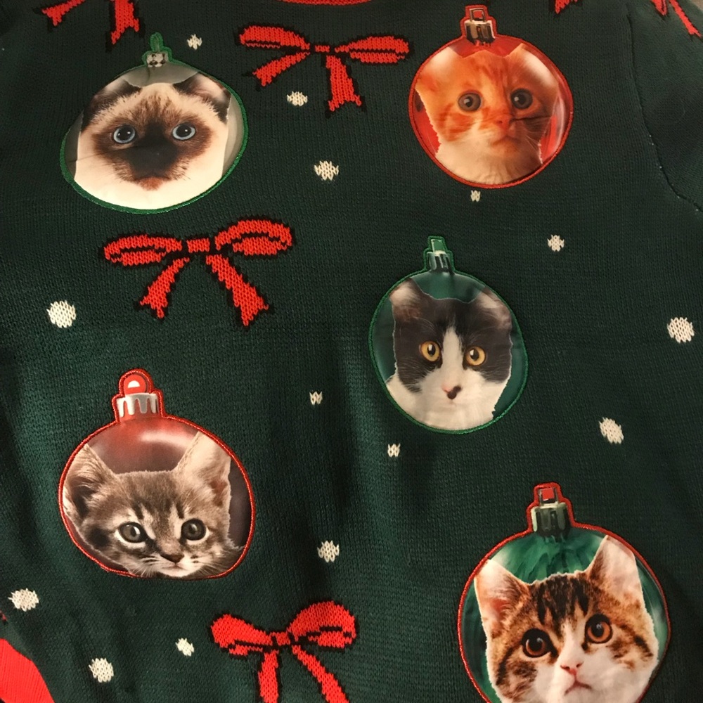Silly cat sweater